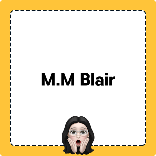 M.M Blair와 그의 프라이탁 카드지갑