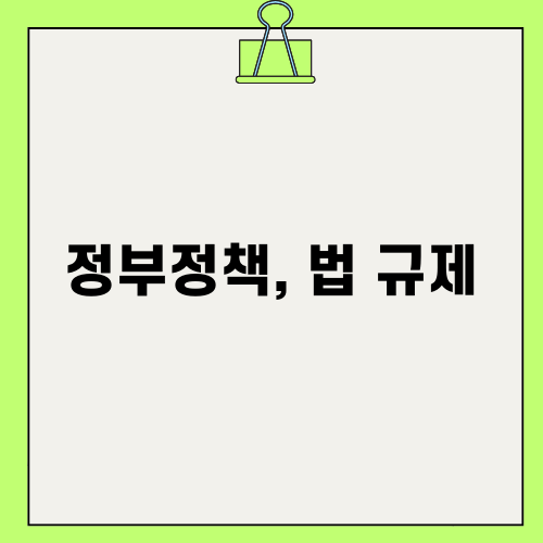 2024년 유망 투자처: 정부 정책, 법 규제