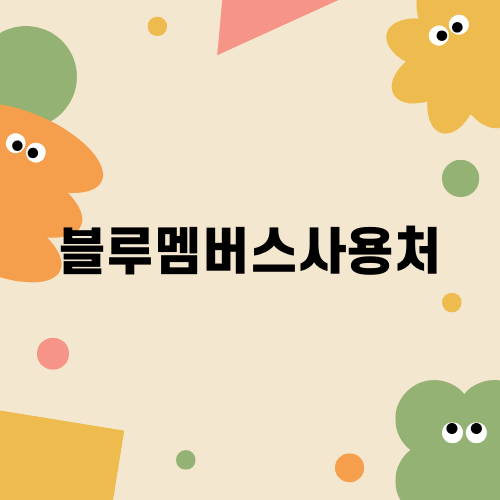 현대 블루멤버스 포인트 사용처 소개